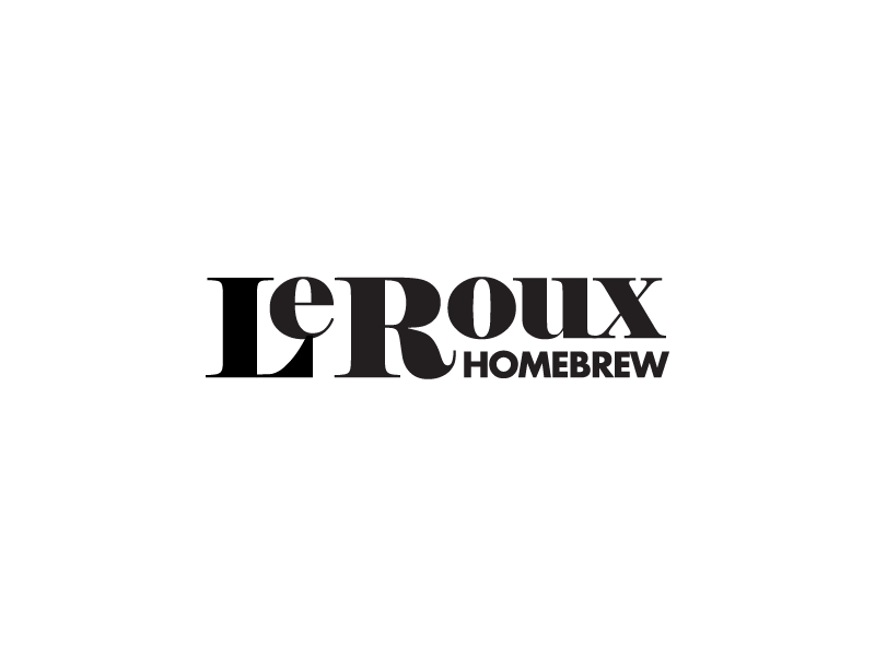 Le Roux Homebrew logo design