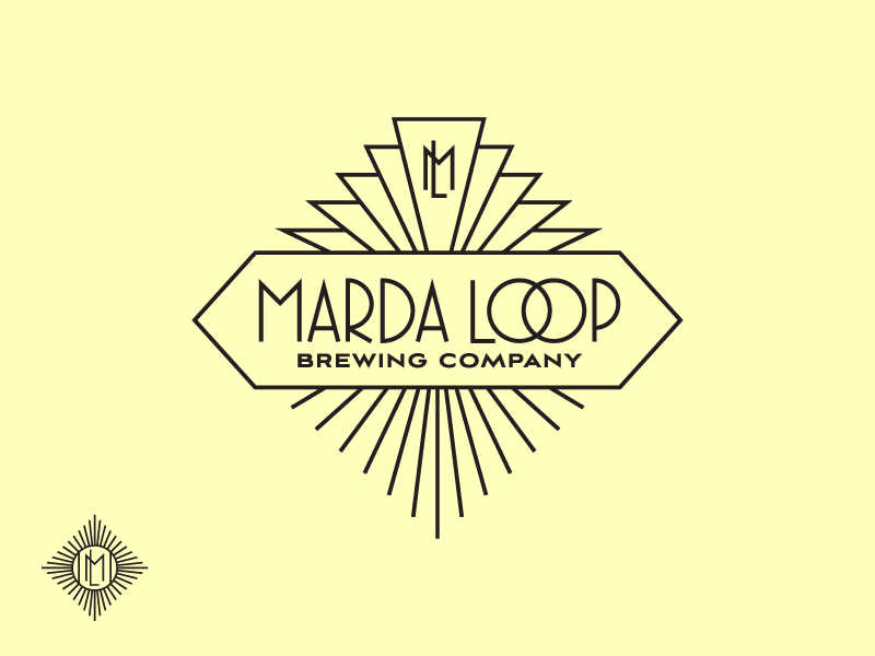 Marda Loop Brewing logo design